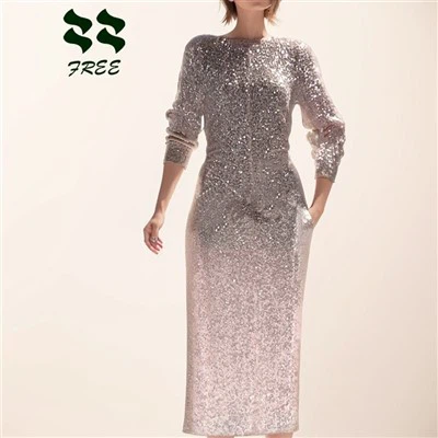 Glittering Evening Dress